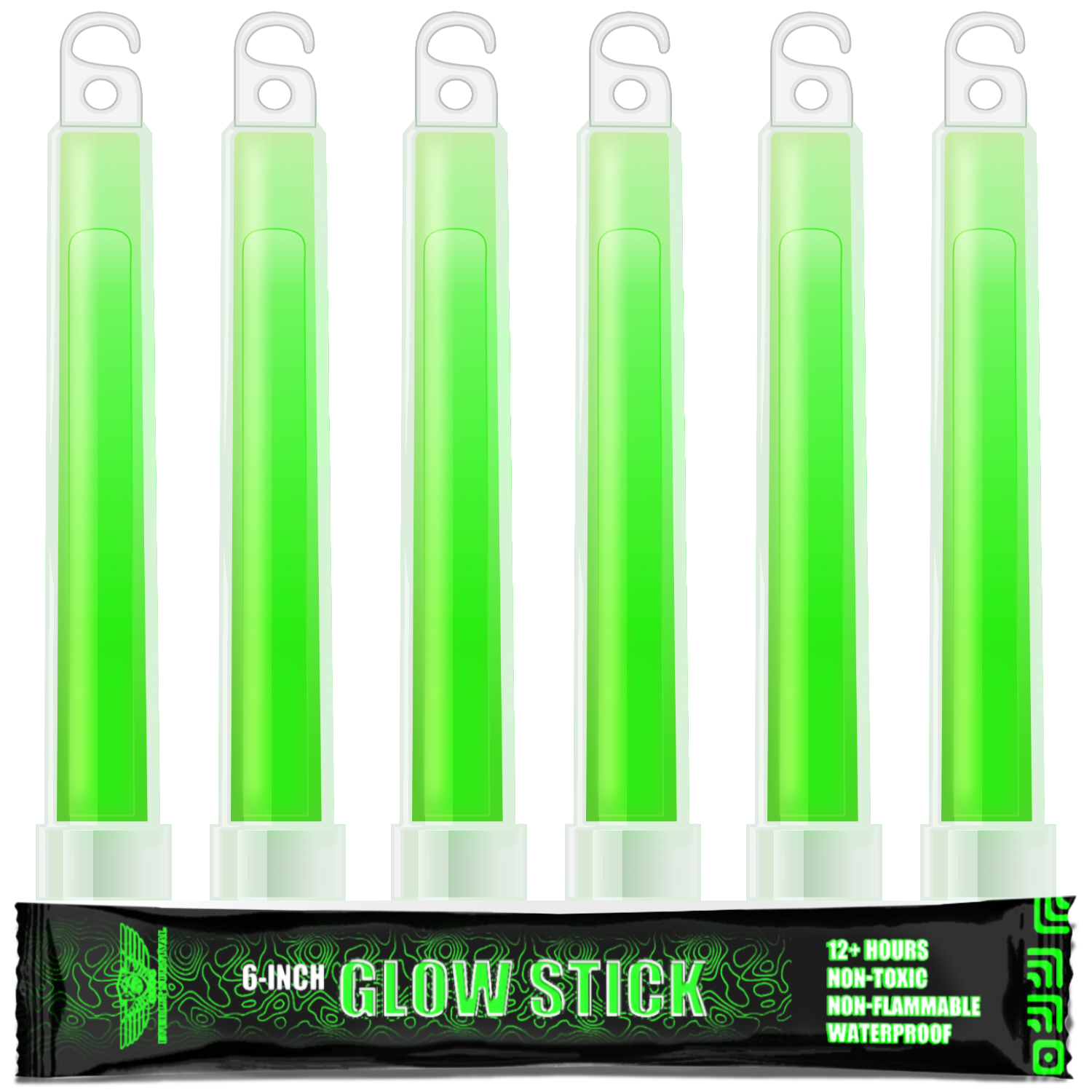 6 Glow Sticks - Glo Sticks 