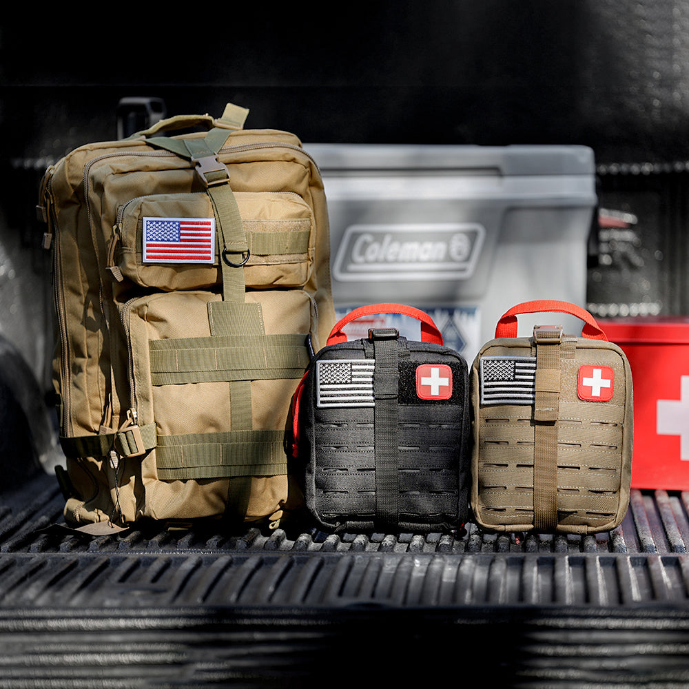 EVERLIT 72-hour emergency survival kit backpack with supplies