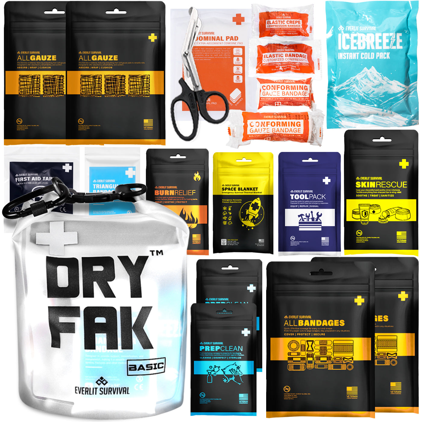 DRY FAK™ WATERPROOF FIRST AID KIT