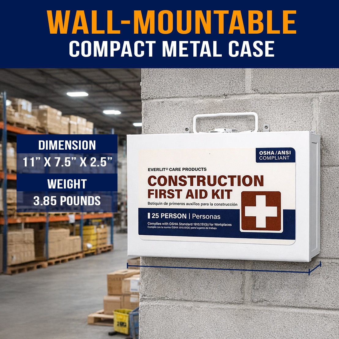 Construction First Aid Kit [25 Person]