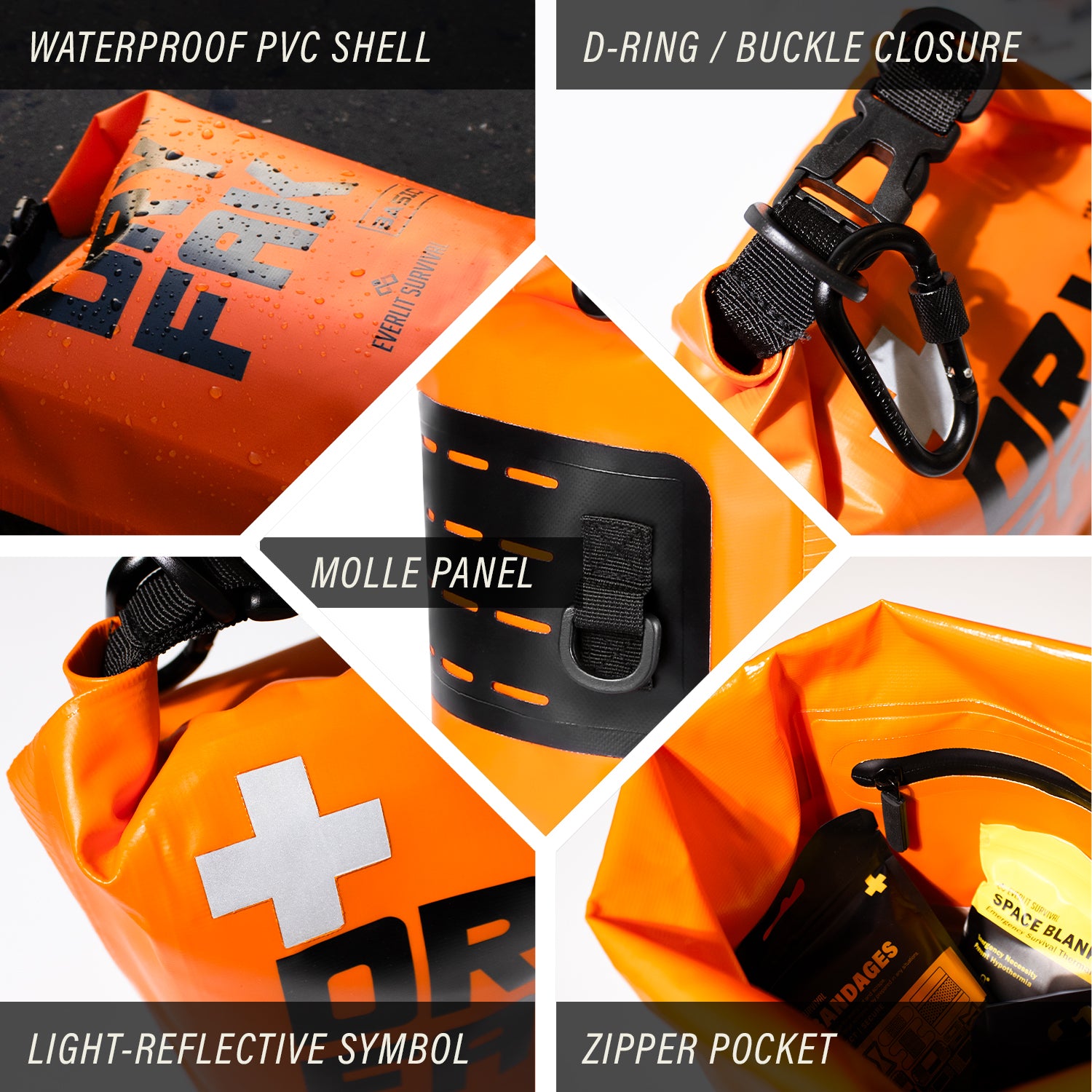 DRY FAK™ WATERPROOF FIRST AID KIT