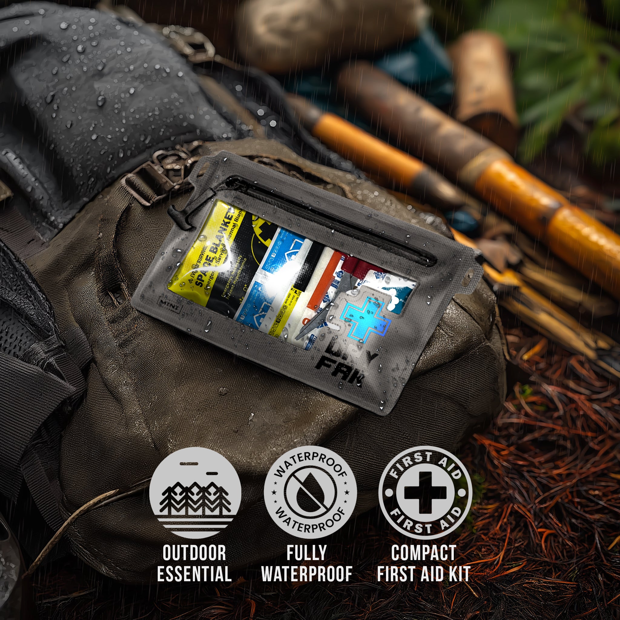 DRY FAK™ MINI WATERPROOF FIRST AID KIT