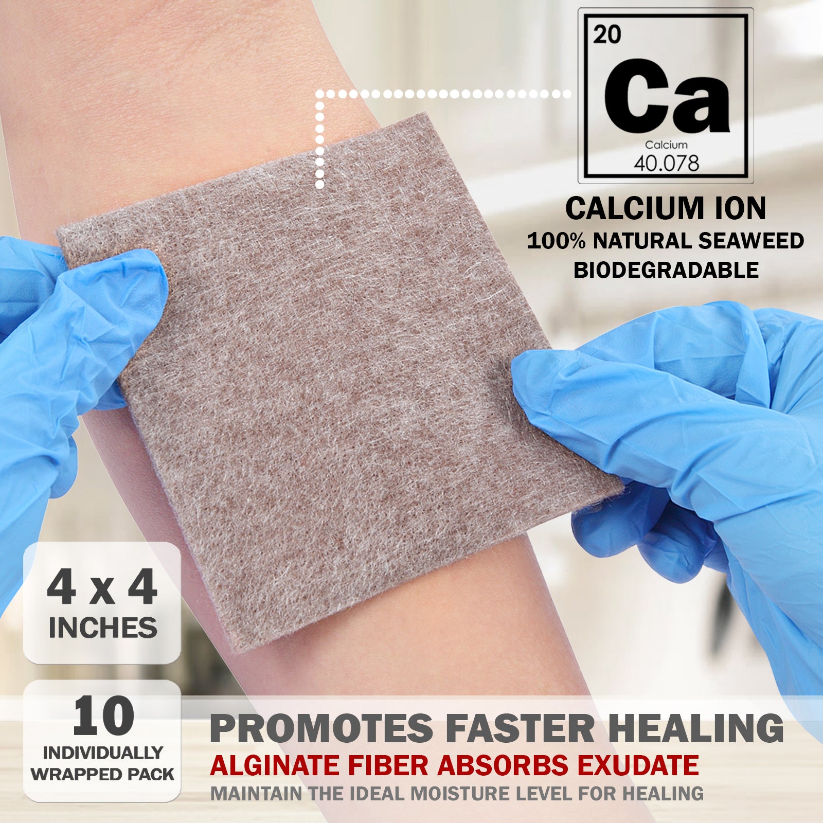 silver calcium alginate dressing para que sirve Amazon.com: EVERLIT AG Silver