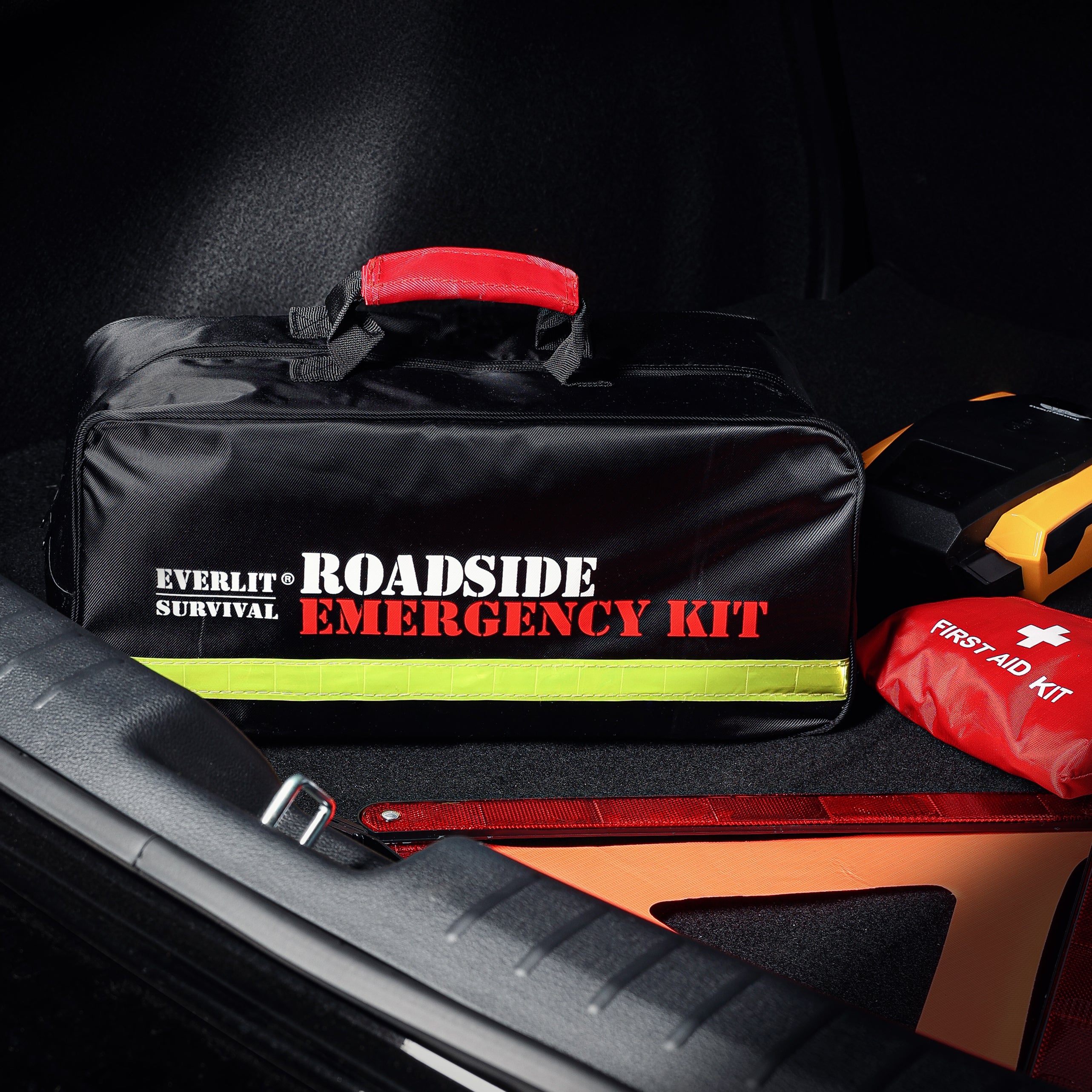 Blikzone 81 Pcs - Car kit emergency road kit Classic,car essentials for  women, kit for vehicles